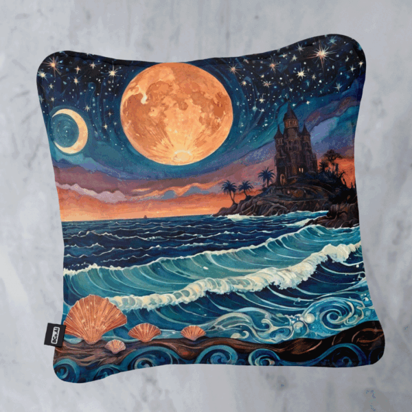Kit de 3 Cojines Decorativos - Sueños de Luna y Mar - Imagen 4