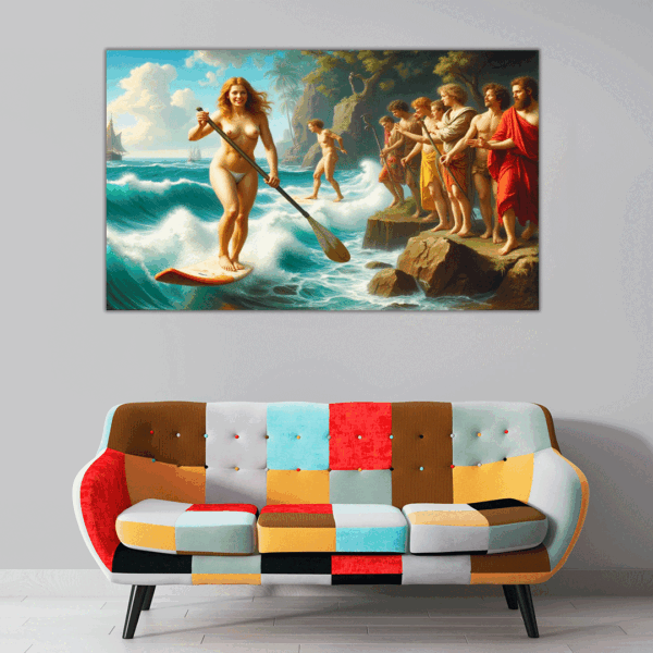 Cuadro Decorativo - Diosa de las Olas - Imagen 4