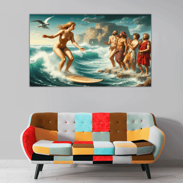 Cuadro Decorativo - Diosa de las Olas - Imagen 3