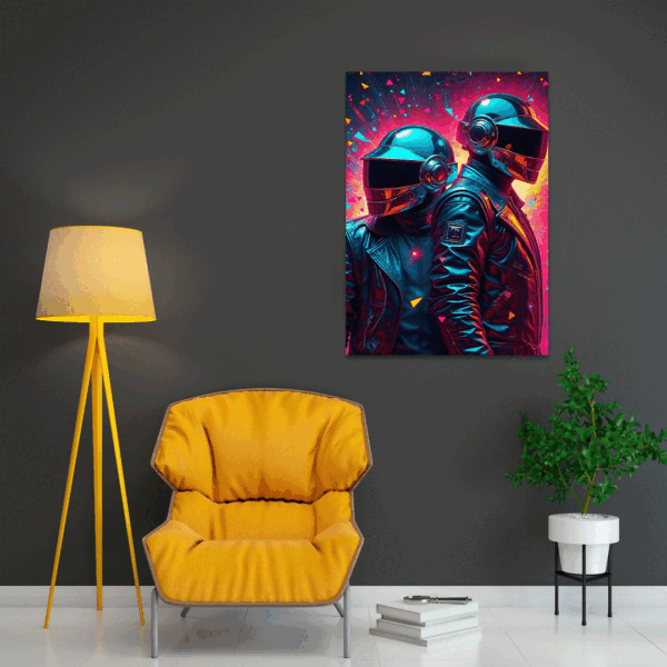 Cuadro Decorativo - Dúo Robótico - Imagen 5