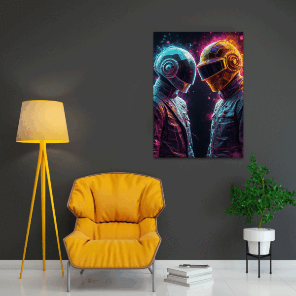 Cuadro Decorativo - Dúo Robótico - Imagen 4