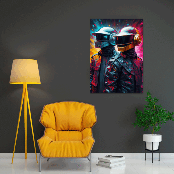 Cuadro Decorativo - Dúo Robótico - Imagen 3