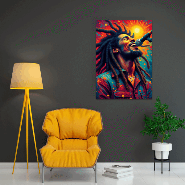 Cuadro Decorativo Bob Marley - Vibraciones Eternas - Imagen 5