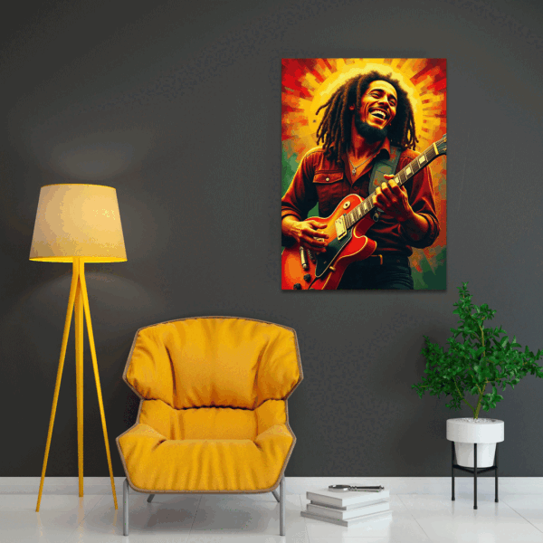 Cuadro Decorativo Bob Marley - Vibraciones Eternas - Imagen 2